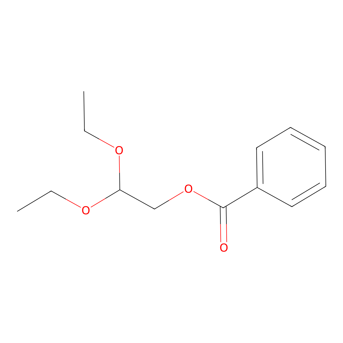 2,2-diethoxyethyl Benzoate molecular structure, CAS 64904-47-8