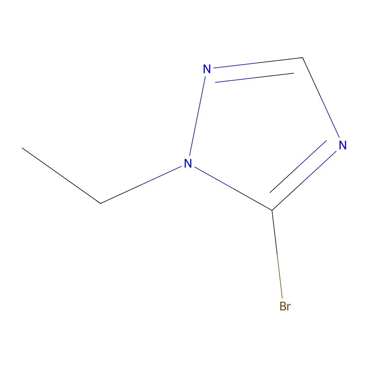 5-Bromo-1-Ethyl-1H-1,2,4-Triazole molecular structure, CAS 64907-55-7