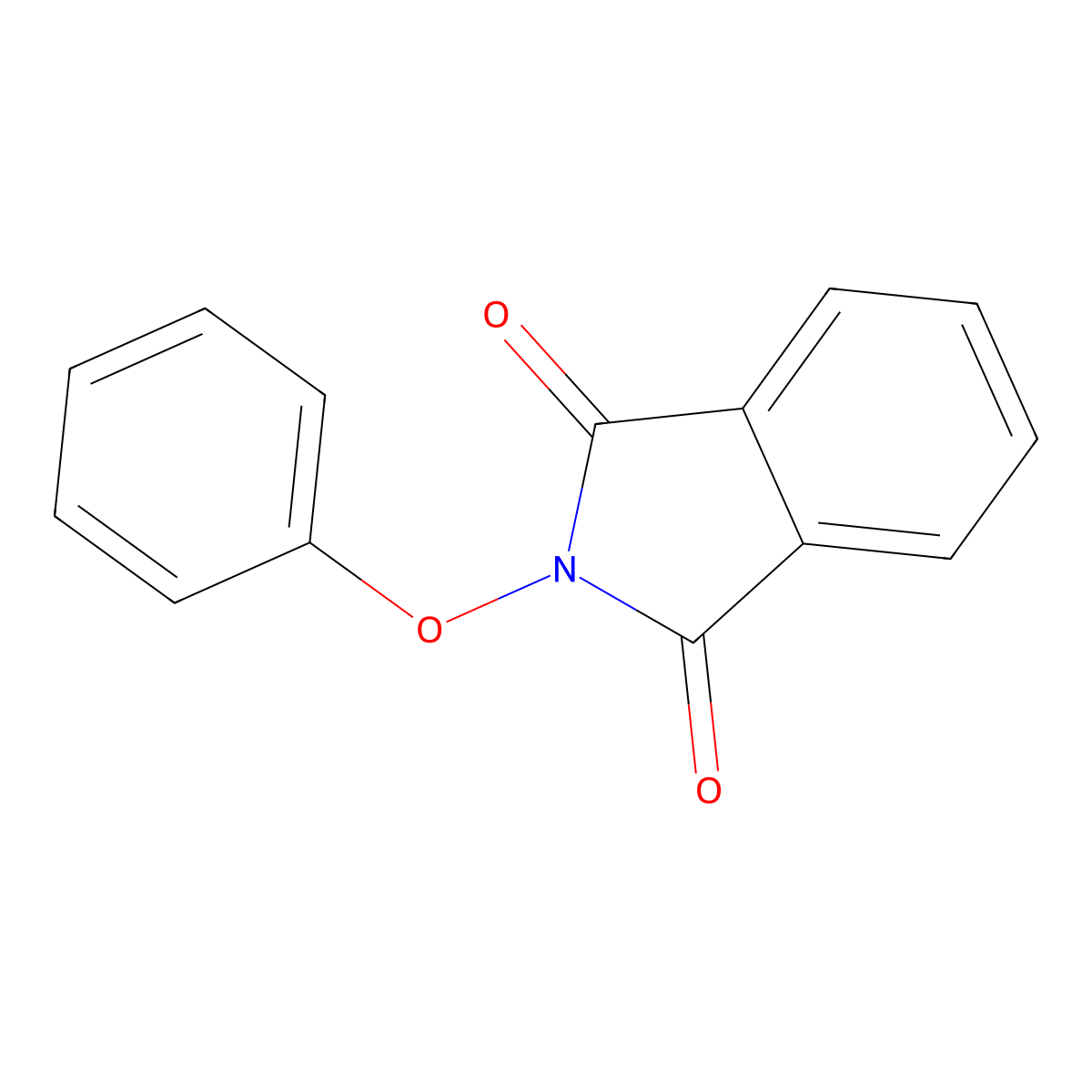 N-phenoxyphthalimide molecular structure, CAS 64908-64-1