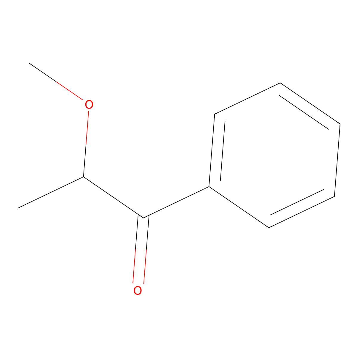 2-Methoxypropiophenone molecular structure, CAS 6493-83-0
