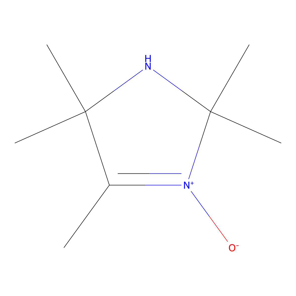 2,2,4,5,5-Pentamethyl-3-imidazoline-3-oxide molecular structure, CAS 64934-83-4