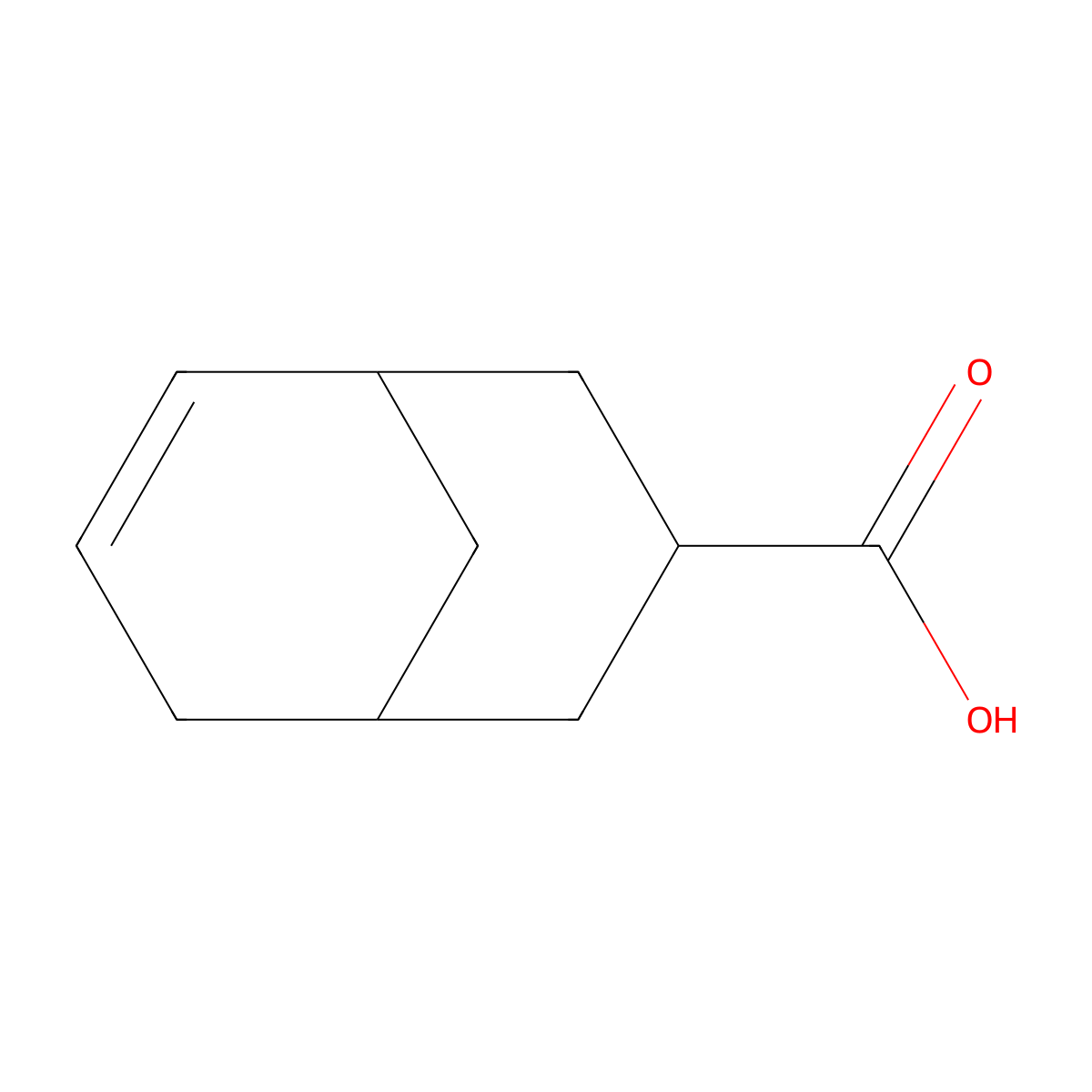 rac-(1R,3R,5S)-bicyclo[3.3.1]non-6-ene-3-carboxylicacid,endo molecular structure, CAS 64937-51-5