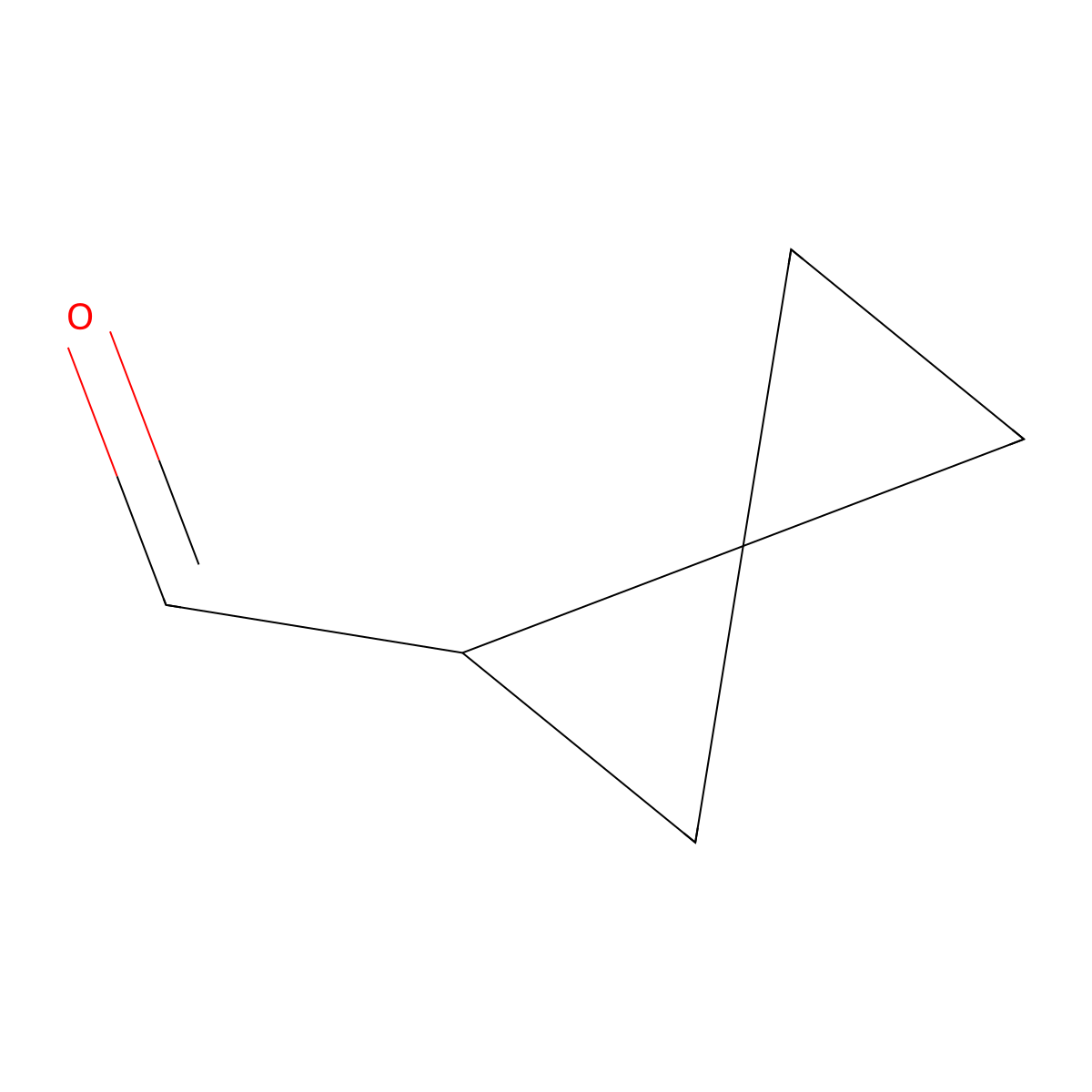 Spiro[2.2]pentane-1-carbaldehyde molecular structure, CAS 64940-63-2