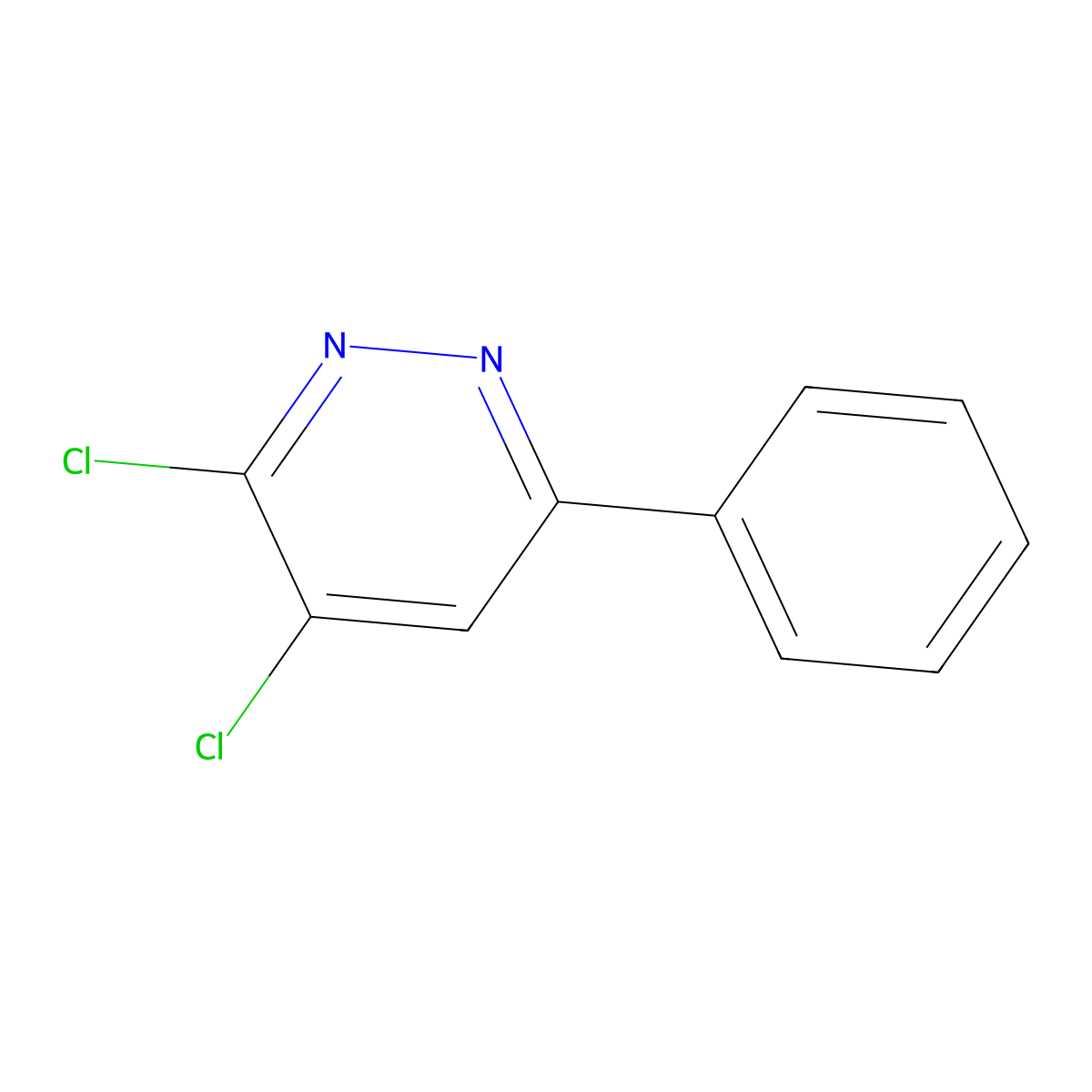 3,4-Dichloro-6-phenylpyridazine molecular structure, CAS 64942-62-7