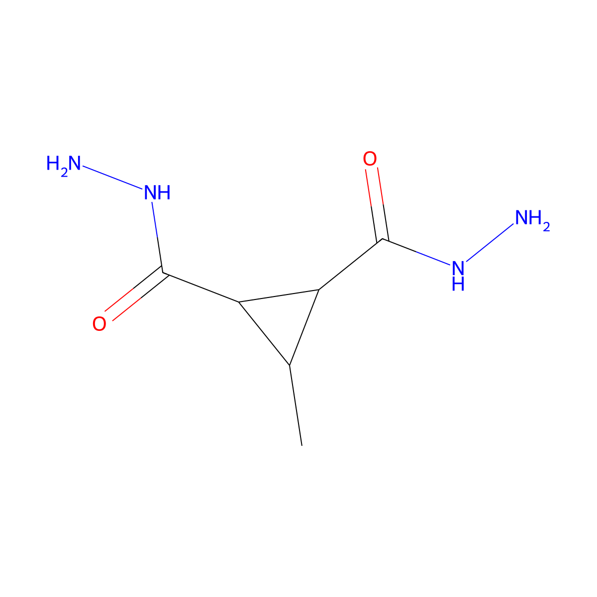 3-Methylcyclopropane-1,2-dicarbohydrazide molecular structure, CAS 649550-13-0