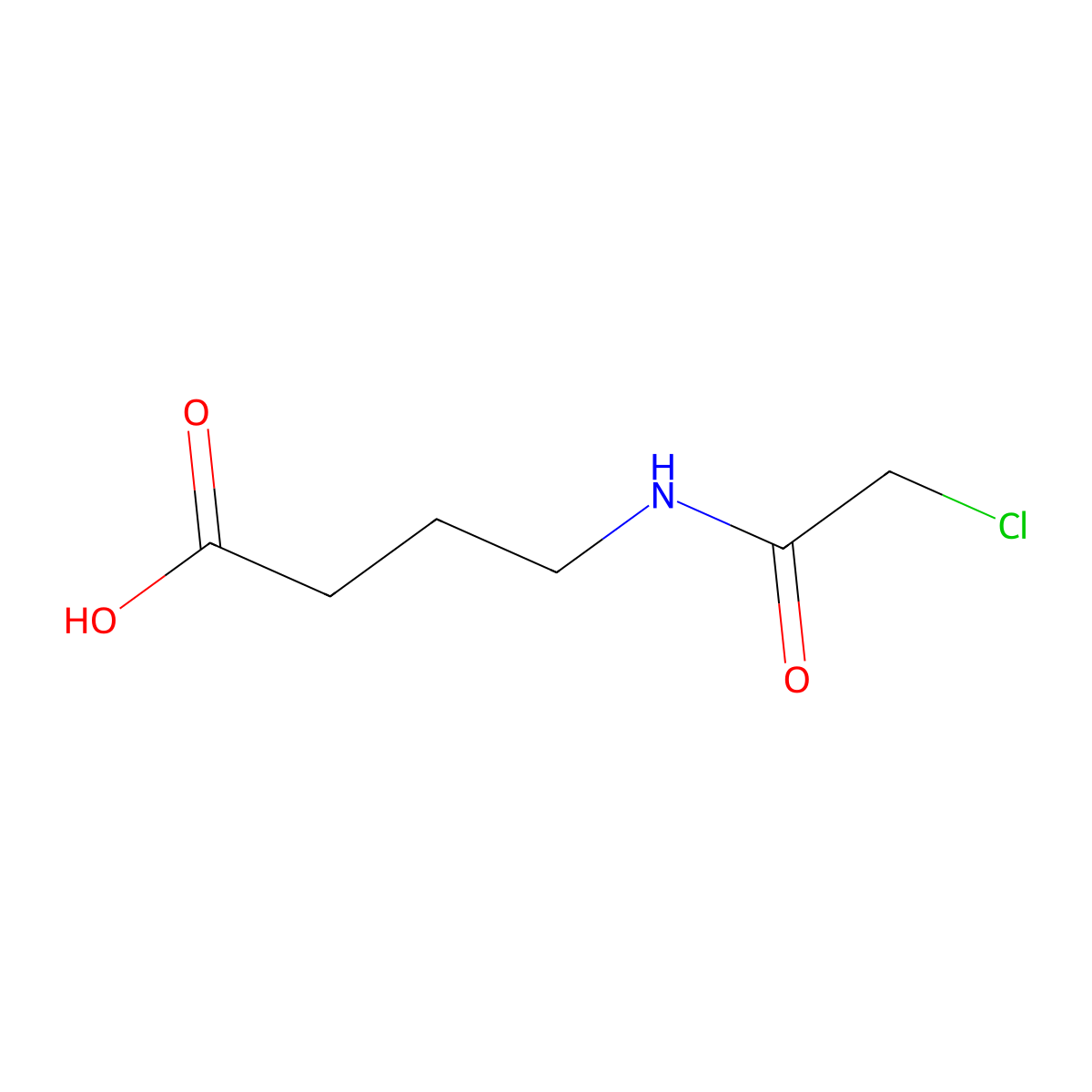 4-(2-Chloroacetamido)butanoic acid molecular structure, CAS 649556-05-8