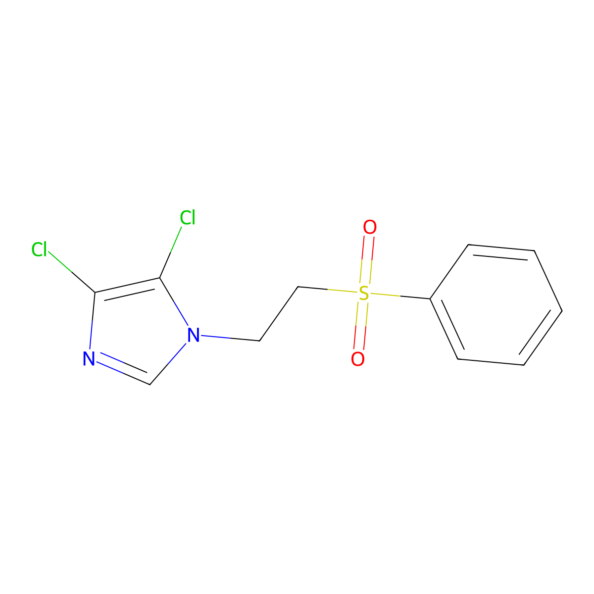 1-[2-(Benzenesulfonyl)ethyl]-4,5-dichloroimidazole molecular structure, CAS 649578-99-4