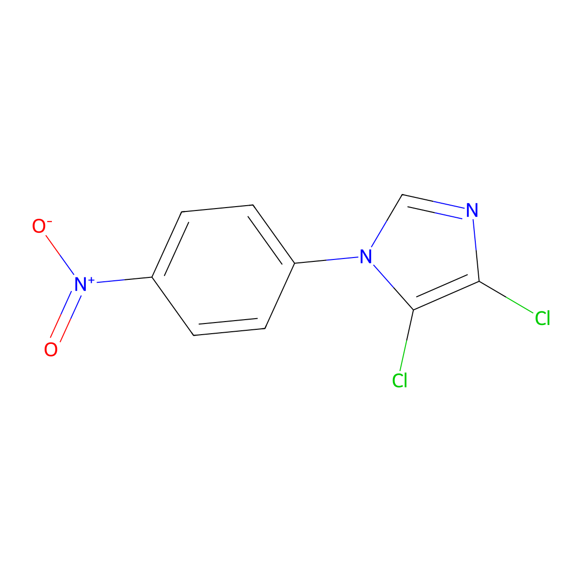 4,5-Dichloro-1-(4-nitrophenyl)imidazole molecular structure, CAS 649579-09-9