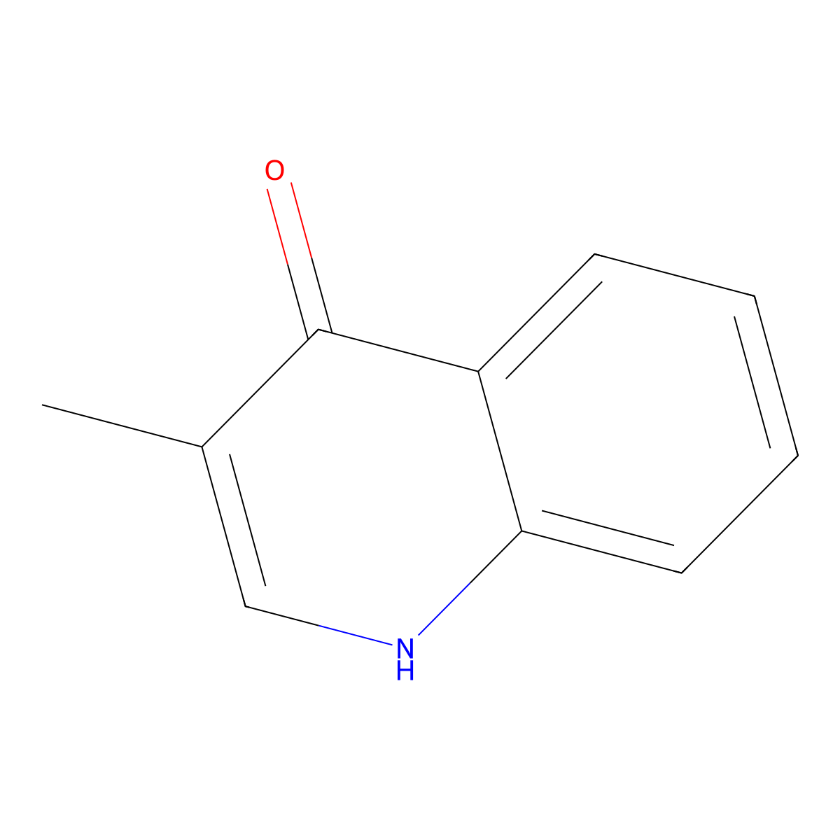 3-Methylquinolin-4-ol molecular structure, CAS 64965-46-4