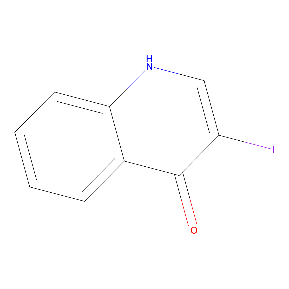 4-Quinolinol, 3-iodo- molecular structure, CAS 64965-48-6