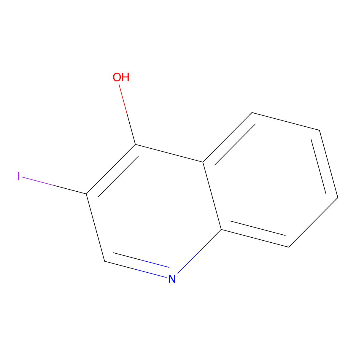 4-Quinolinol, 3-iodo- molecular structure, CAS 64965-48-6