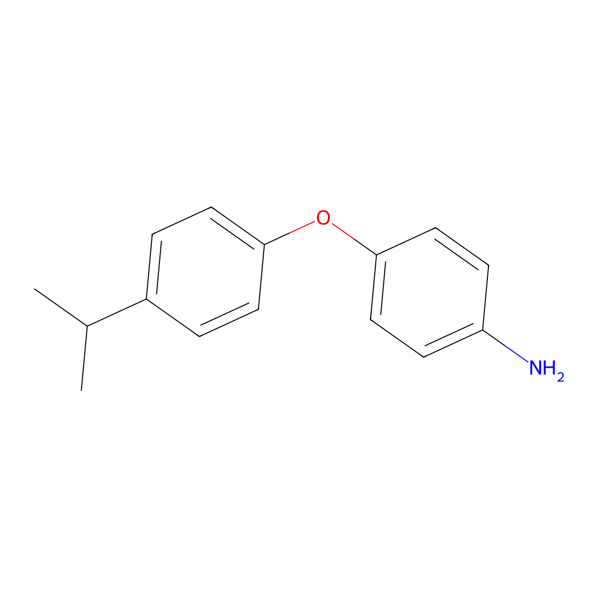 4-(4-Isopropylphenoxy)aniline molecular structure, CAS 64969-83-1