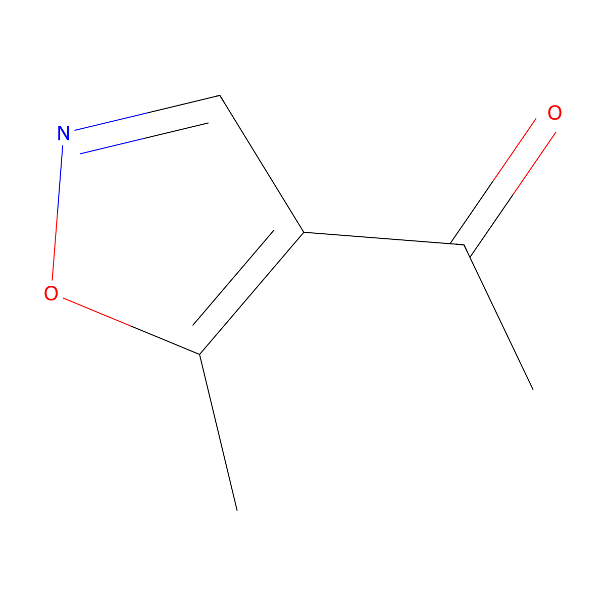 1-(5-Methyl-1,2-oxazol-4-yl)ethan-1-one molecular structure, CAS 6497-21-8