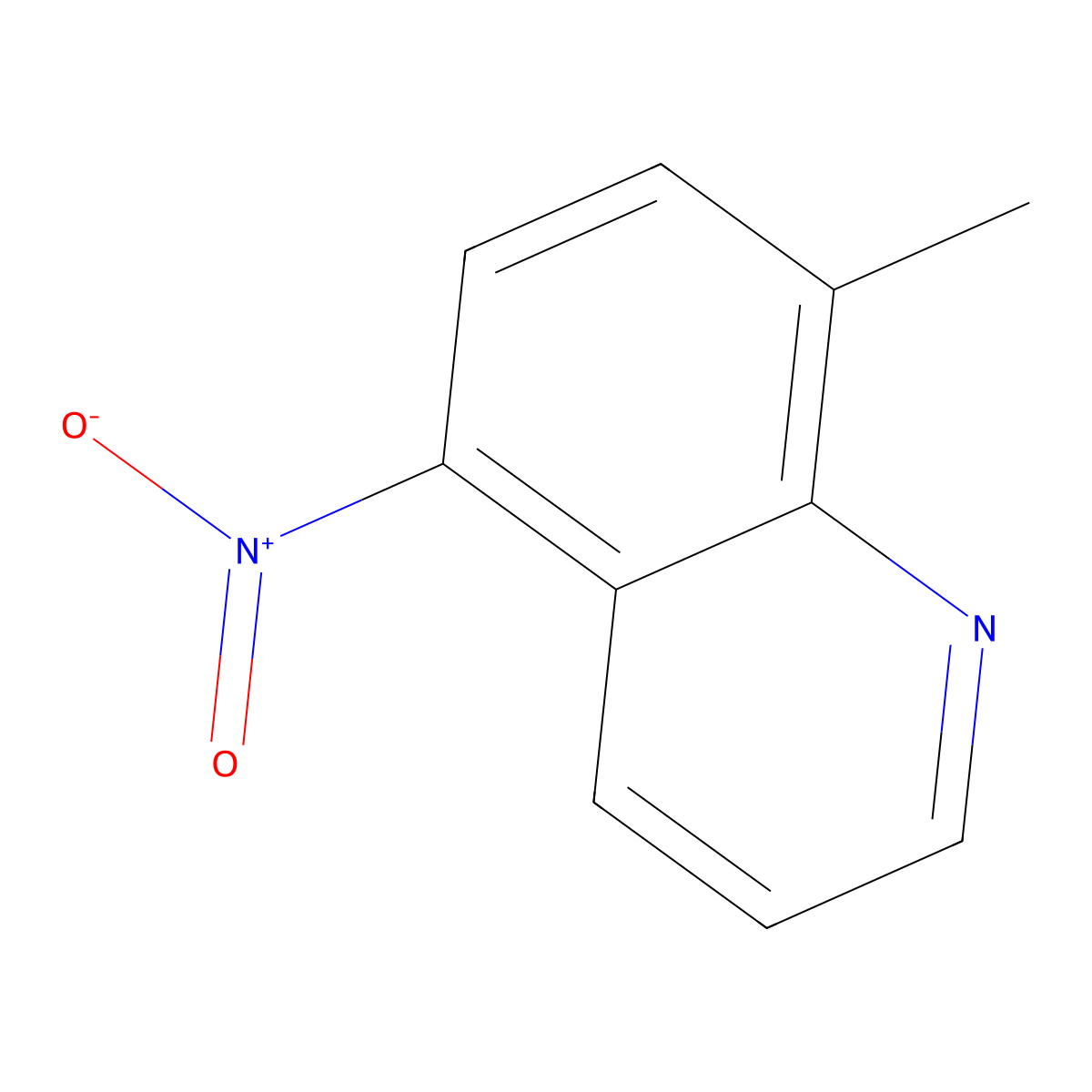 8-Methyl-5-nitroquinoline molecular structure, CAS 64976-62-1