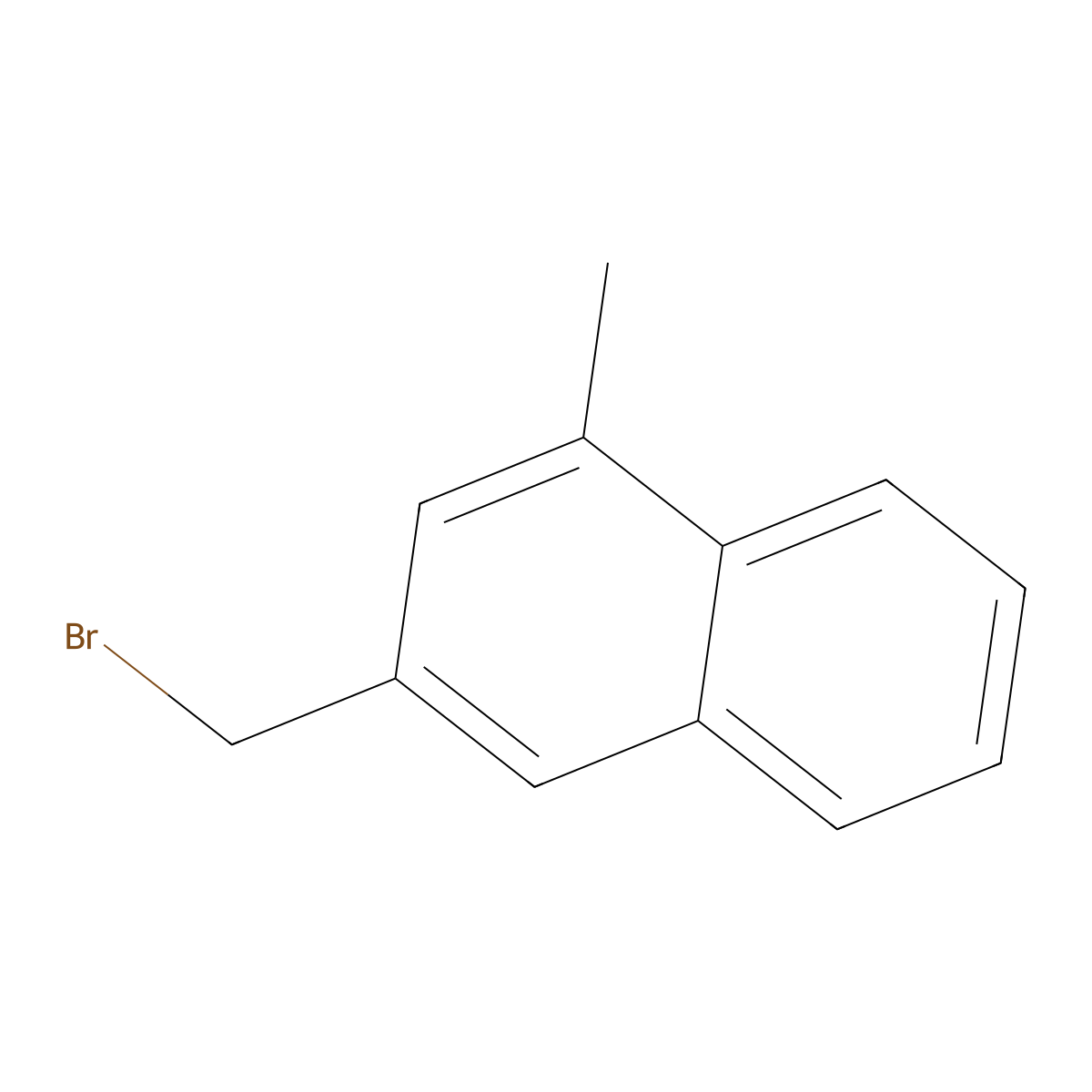 2-(Bromomethyl)-4-methylnaphthalene molecular structure, CAS 64977-28-2
