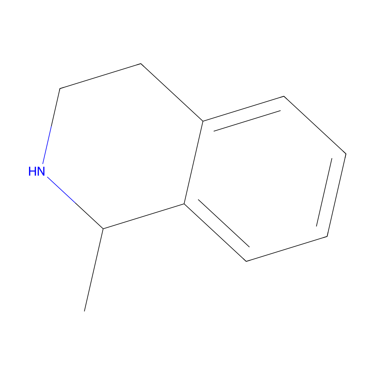 (S)-1-methyl-1,2,3,4-tetrahydroisoquinoline molecular structure, CAS 64982-61-2
