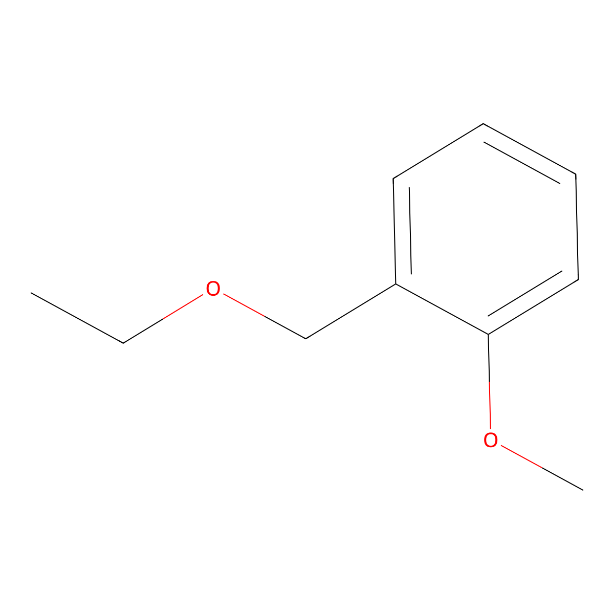 2-Methoxybenzyl ethyl ether molecular structure, CAS 64988-06-3