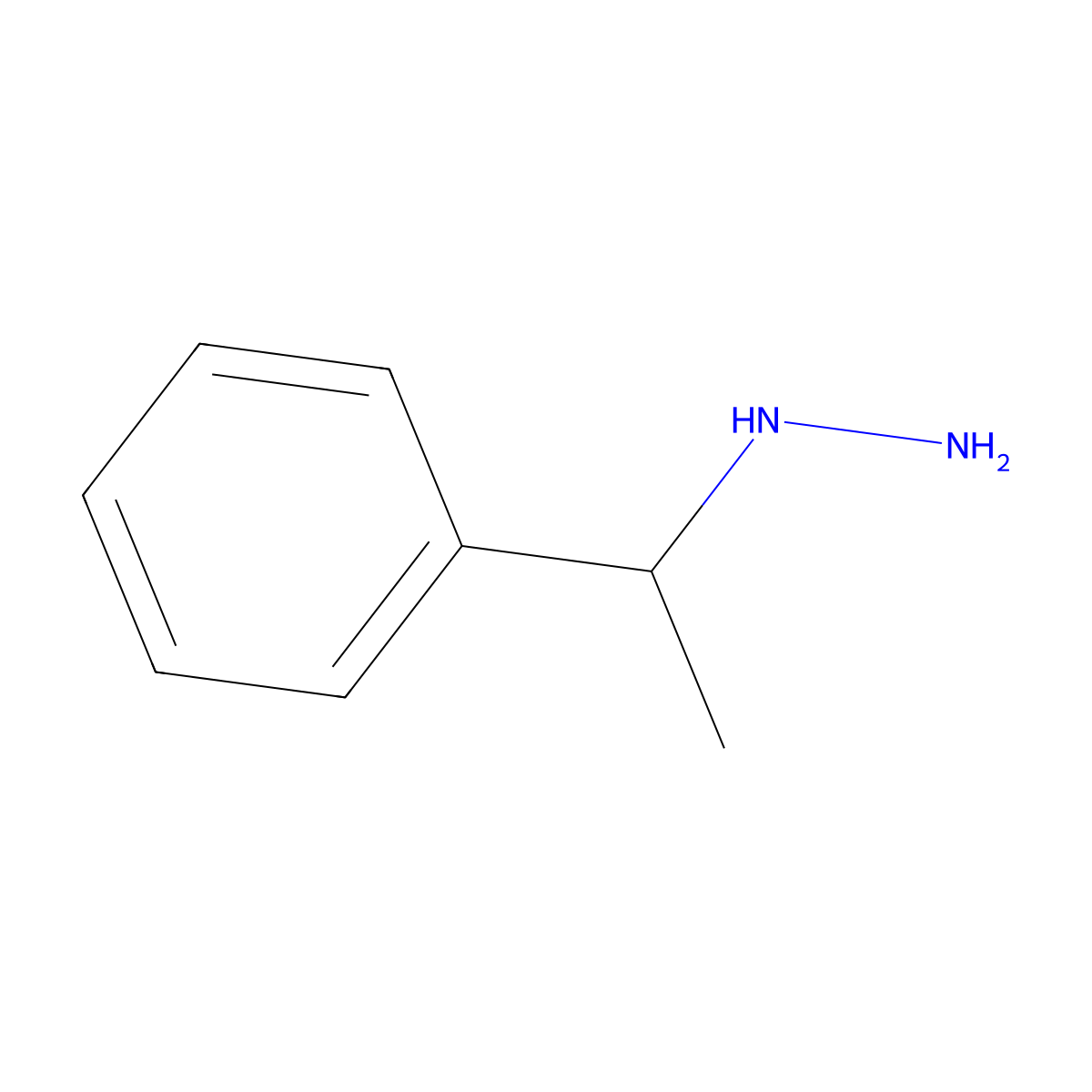 Mebanazine molecular structure, CAS 65-64-5