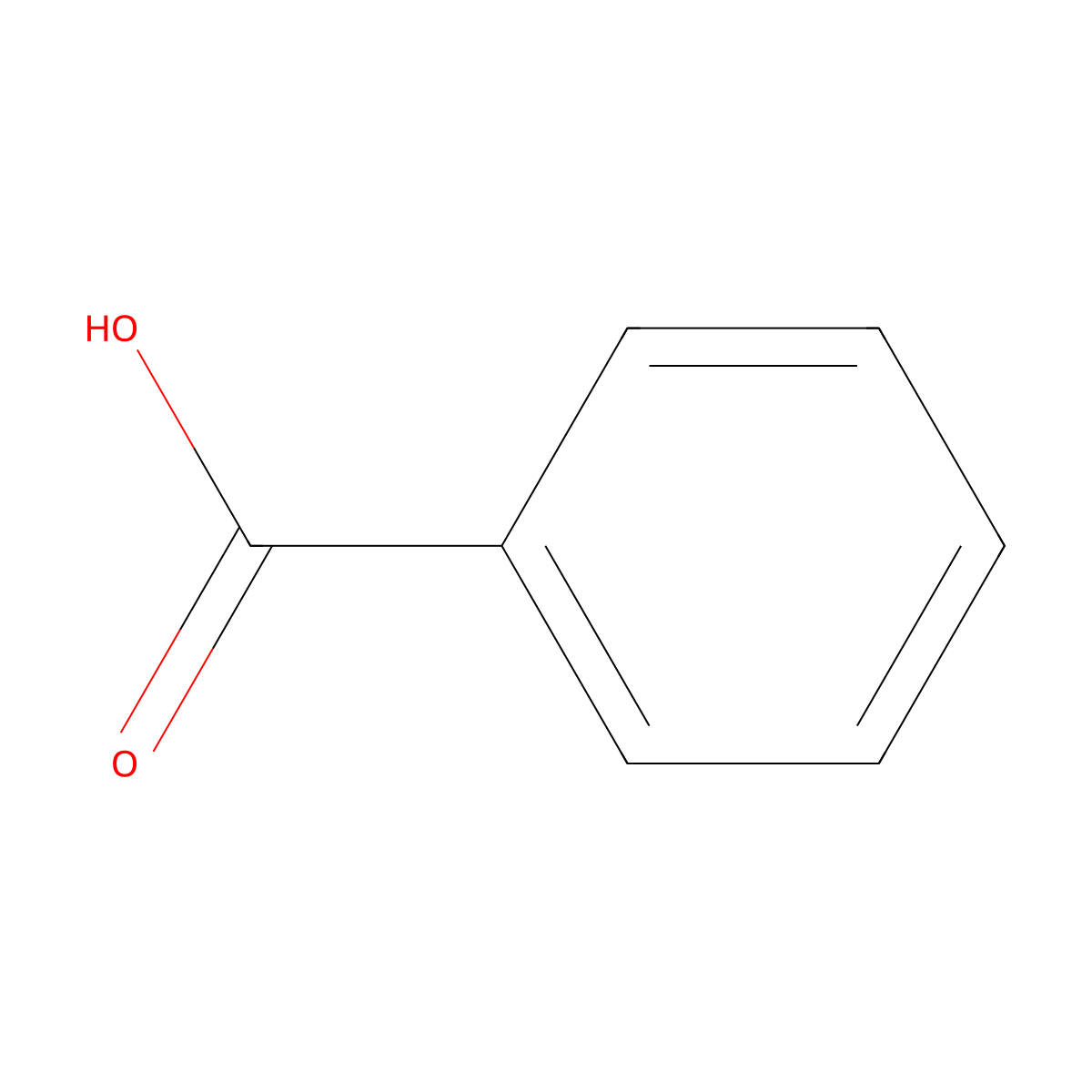 Benzoic Acid molecular structure, CAS 65-85-0