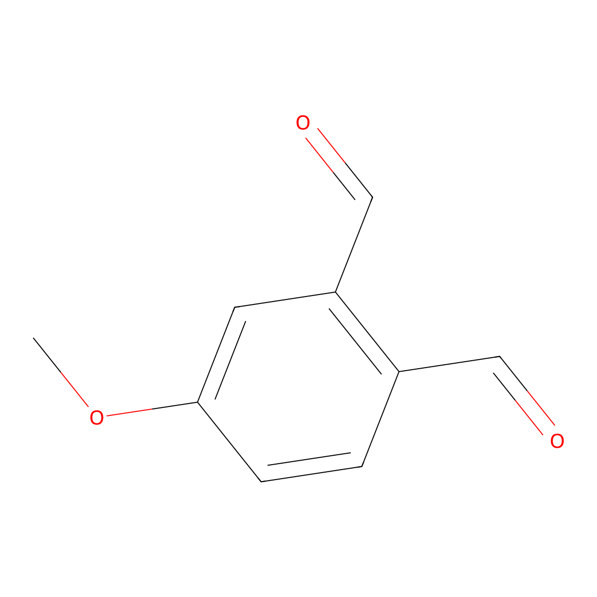 4-Methoxybenzene-1,2-dicarbaldehyde molecular structure, CAS 6500-51-2