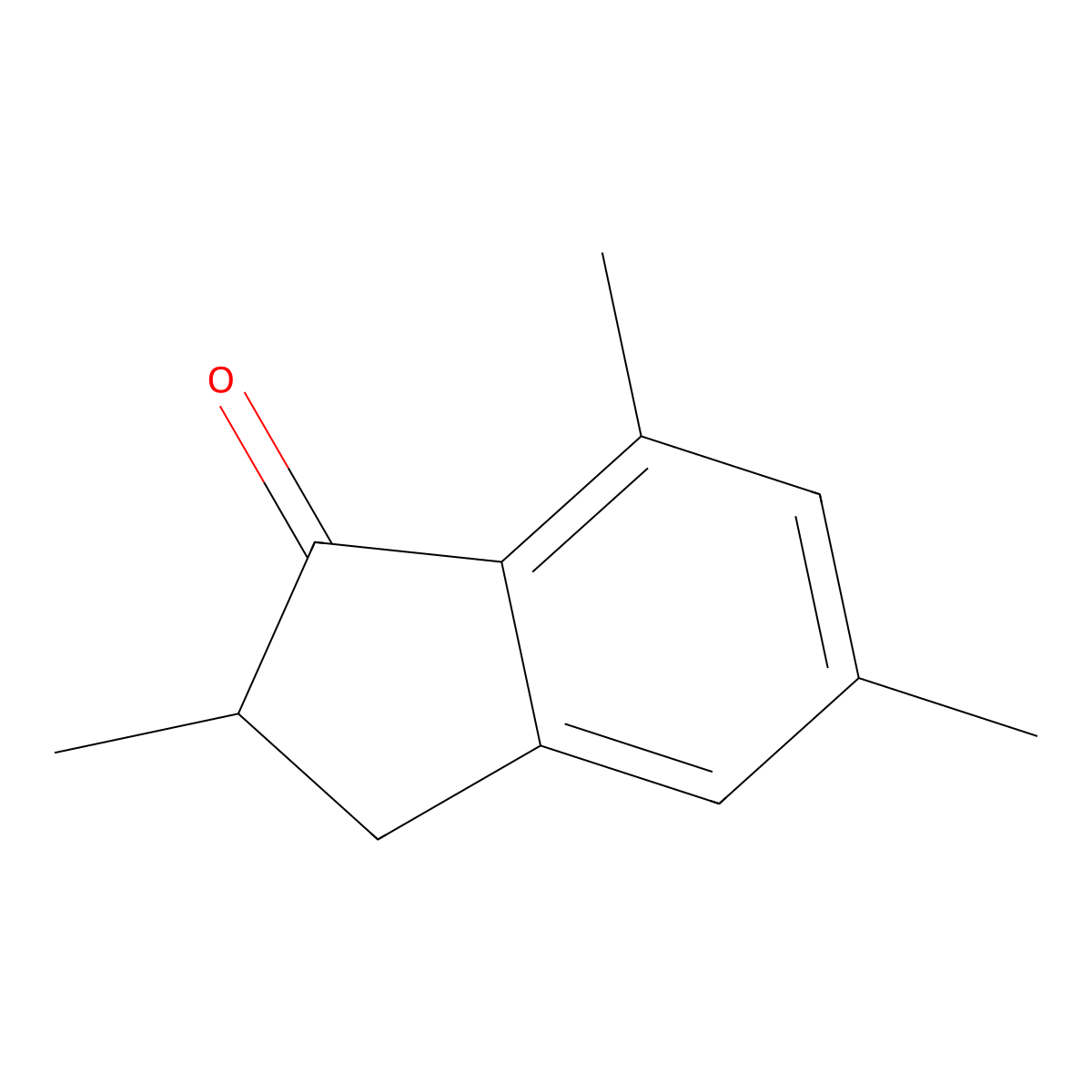 2,5,7-Trimethyl-1-indanone molecular structure, CAS 65001-59-4