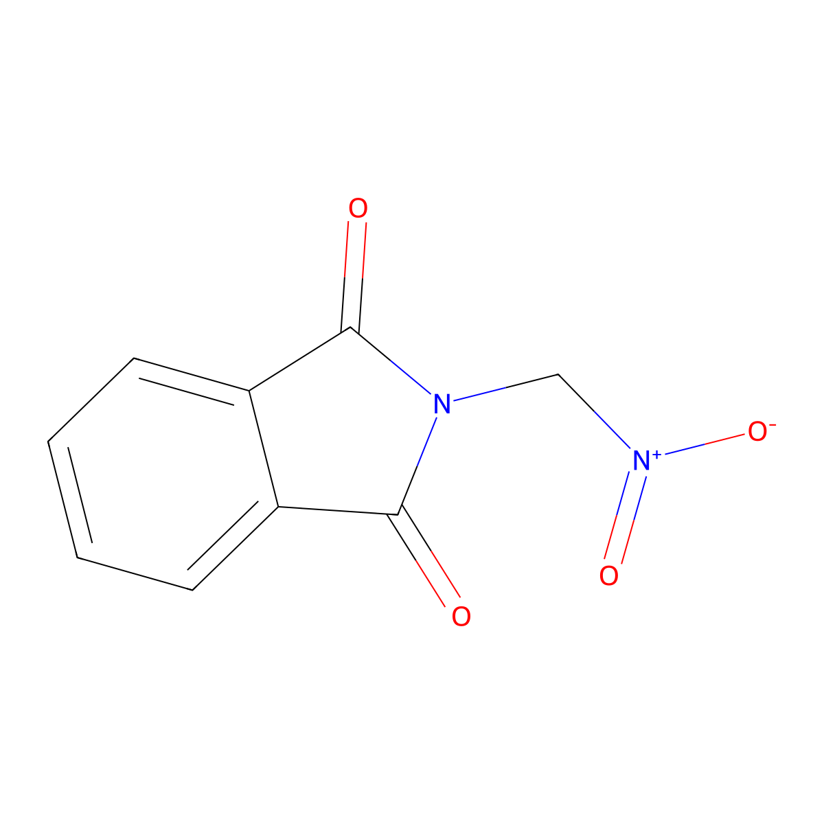 1H-Isoindole-1,3(2H)-dione, 2-(nitromethyl)- molecular structure, CAS 65004-95-7