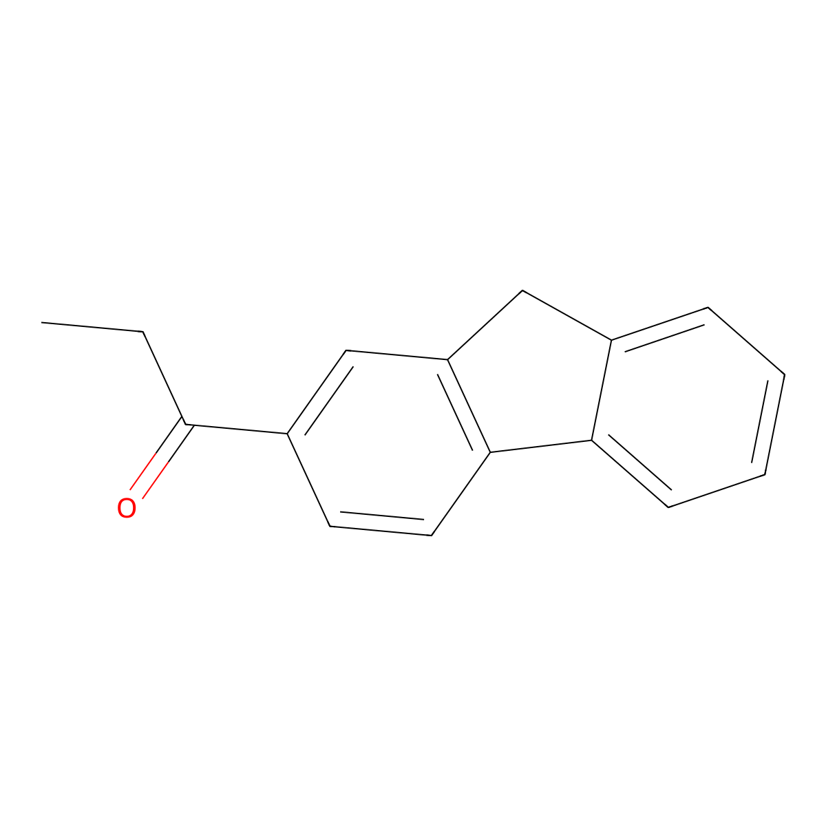 1-(9H-Fluoren-2-yl)-1-propanone molecular structure, CAS 65007-01-4