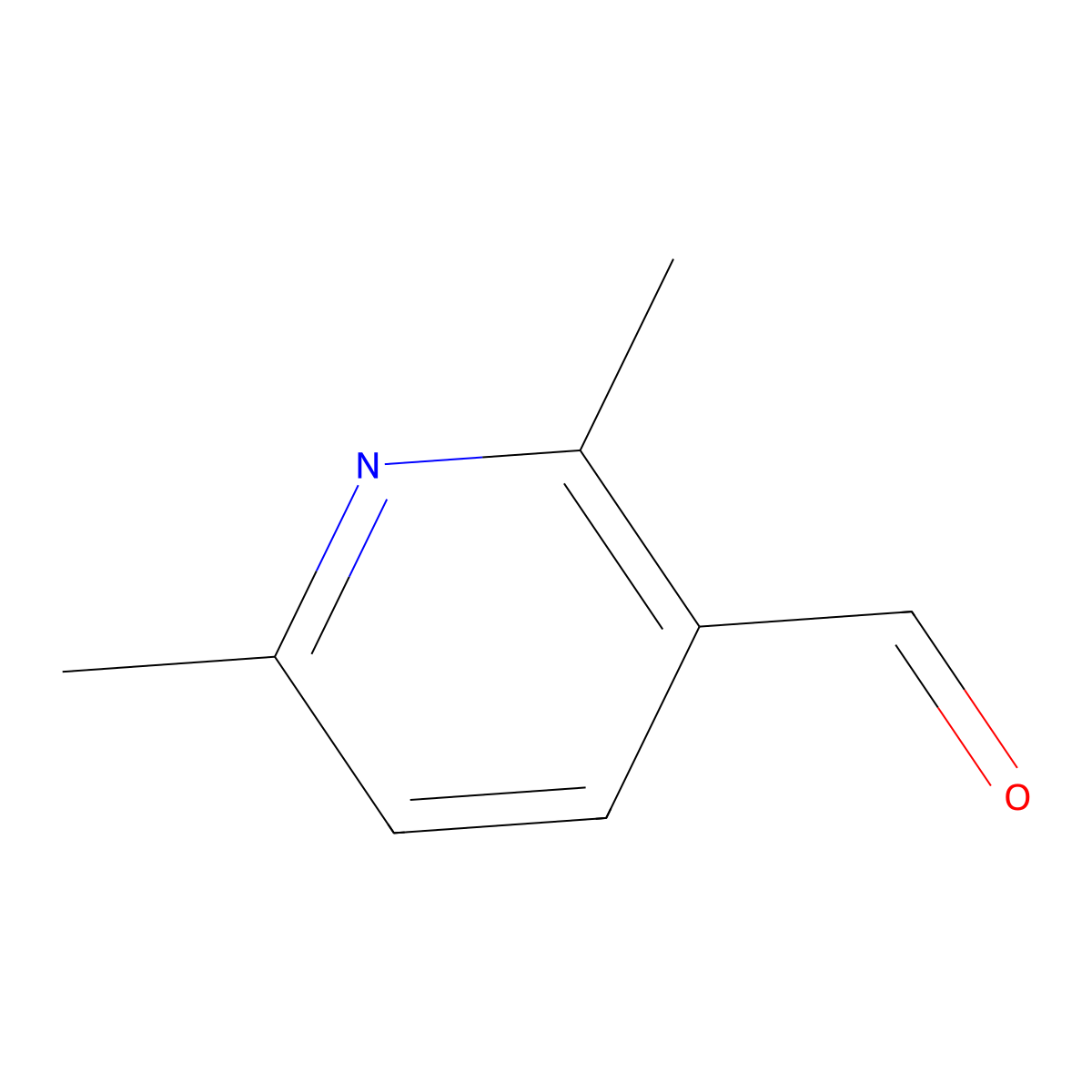 2,6-Dimethylnicotinaldehyde molecular structure, CAS 650141-20-1