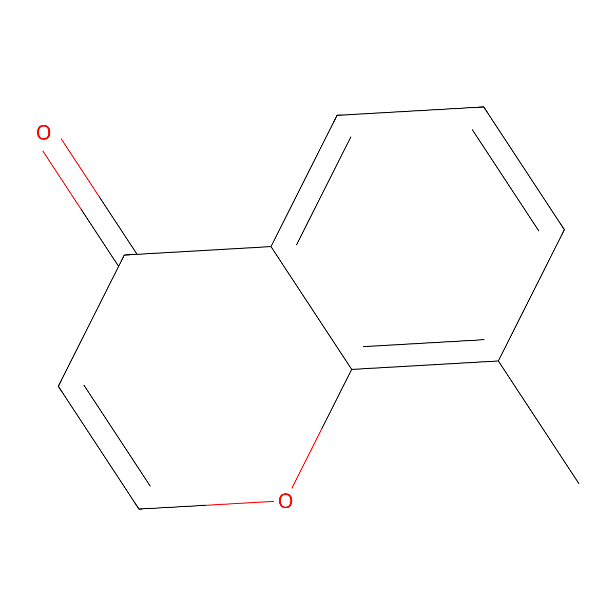 8-Methyl-4H-1-benzopyran-4-one molecular structure, CAS 65017-39-2