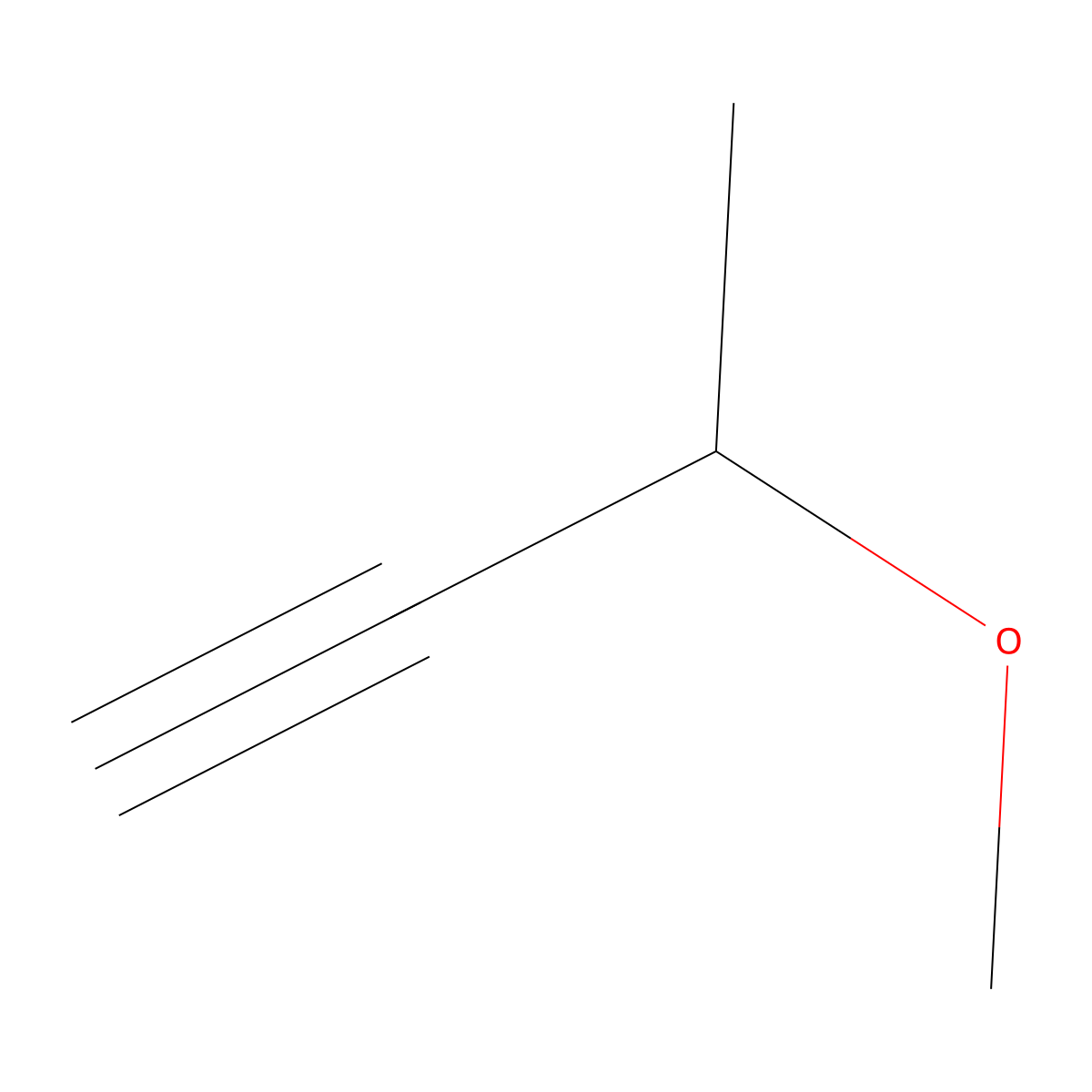 (S)-3-Methoxy-1-butyne molecular structure, CAS 65032-22-6