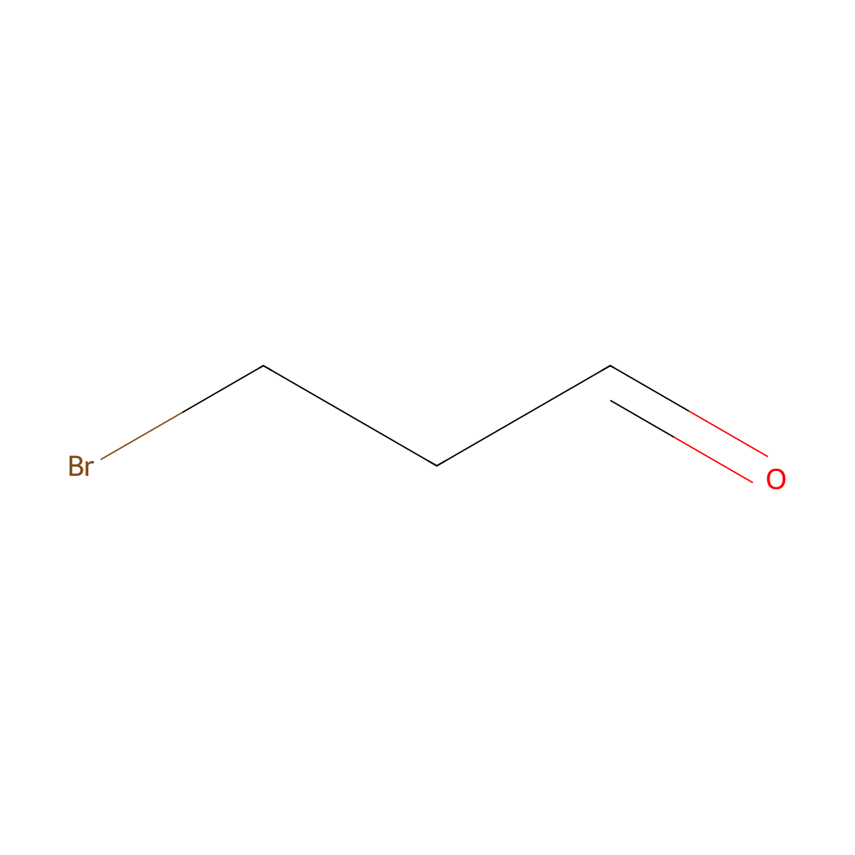 3-Bromopropanal molecular structure, CAS 65032-54-4