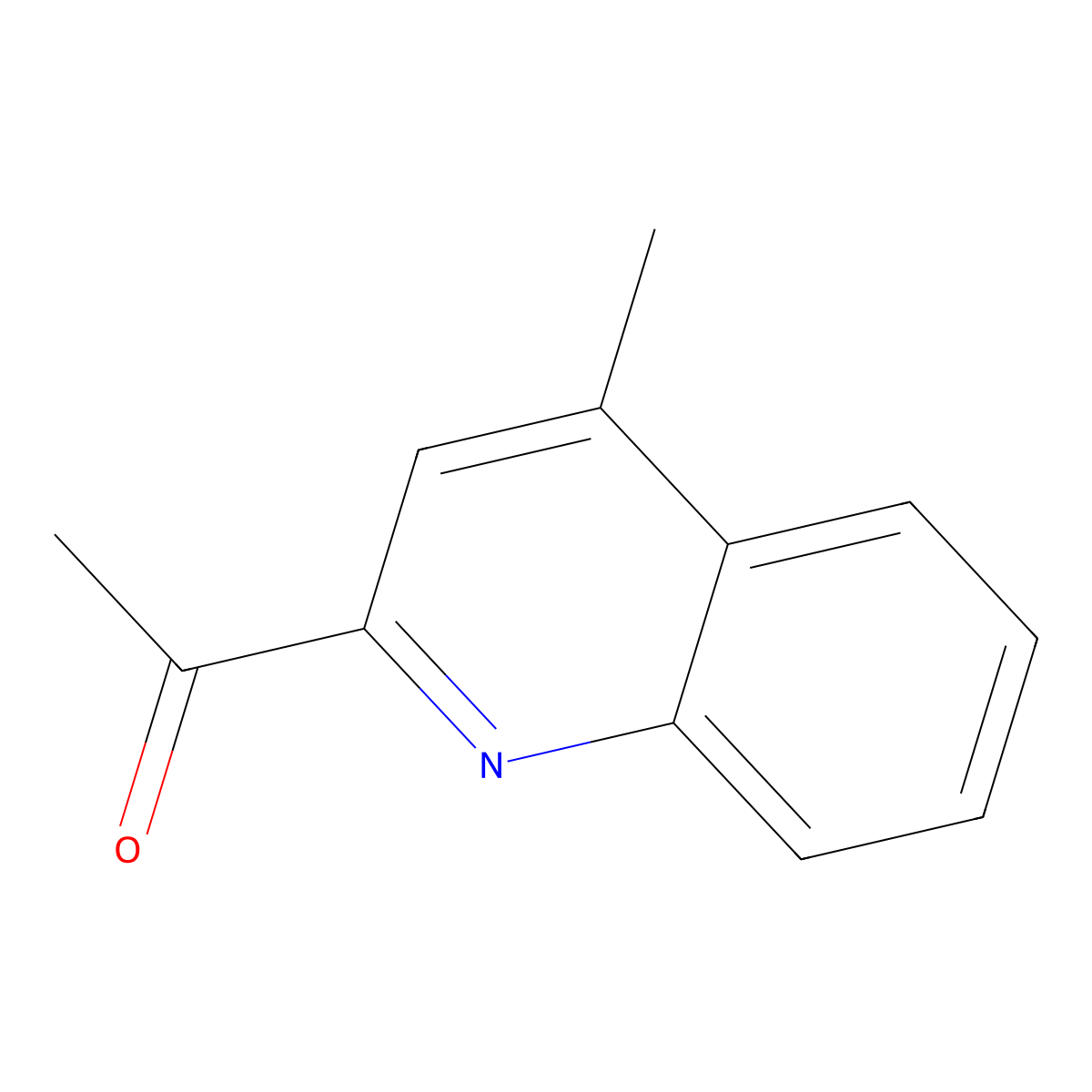 1-(4-Methylquinolin-2-yl)ethanone molecular structure, CAS 65037-59-4