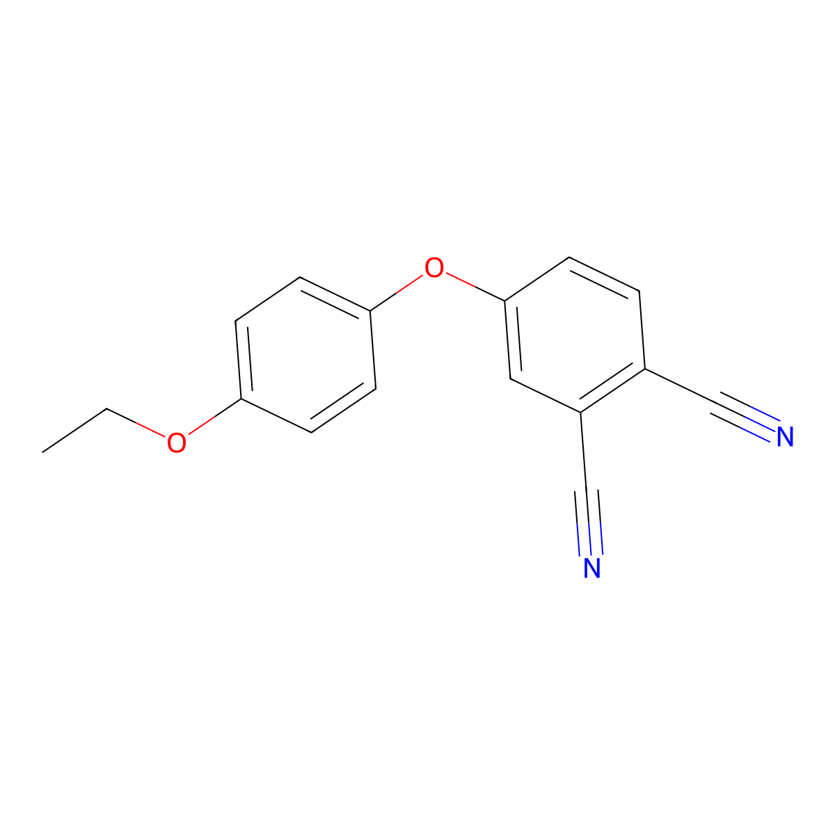 4-(4-Ethoxyphenoxy)benzene-1,2-dicarbonitrile molecular structure, CAS 650596-16-0