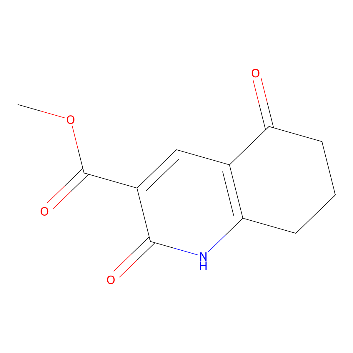Methyl 2,5-dioxo-1,2,5,6,7,8-hexahydroquinoline-3-carboxylate molecular structure, CAS 650597-74-3
