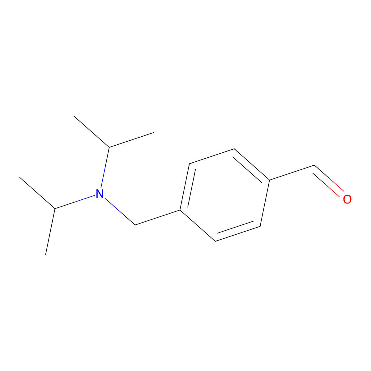 4-((Diisopropylamino)methyl)benzaldehyde molecular structure, CAS 650629-10-0