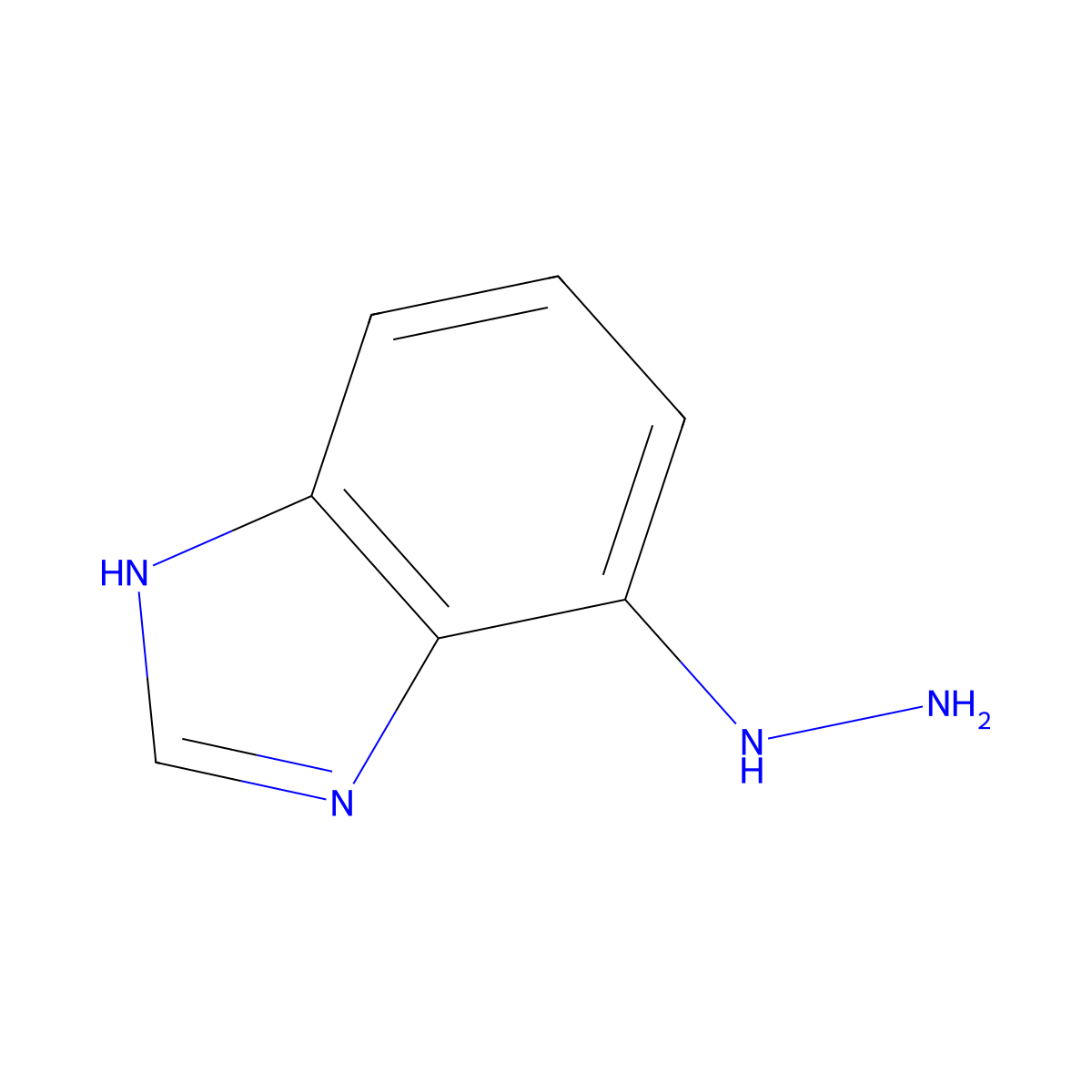 4-Hydrazinyl-1H-benzimidazole molecular structure, CAS 650638-11-2
