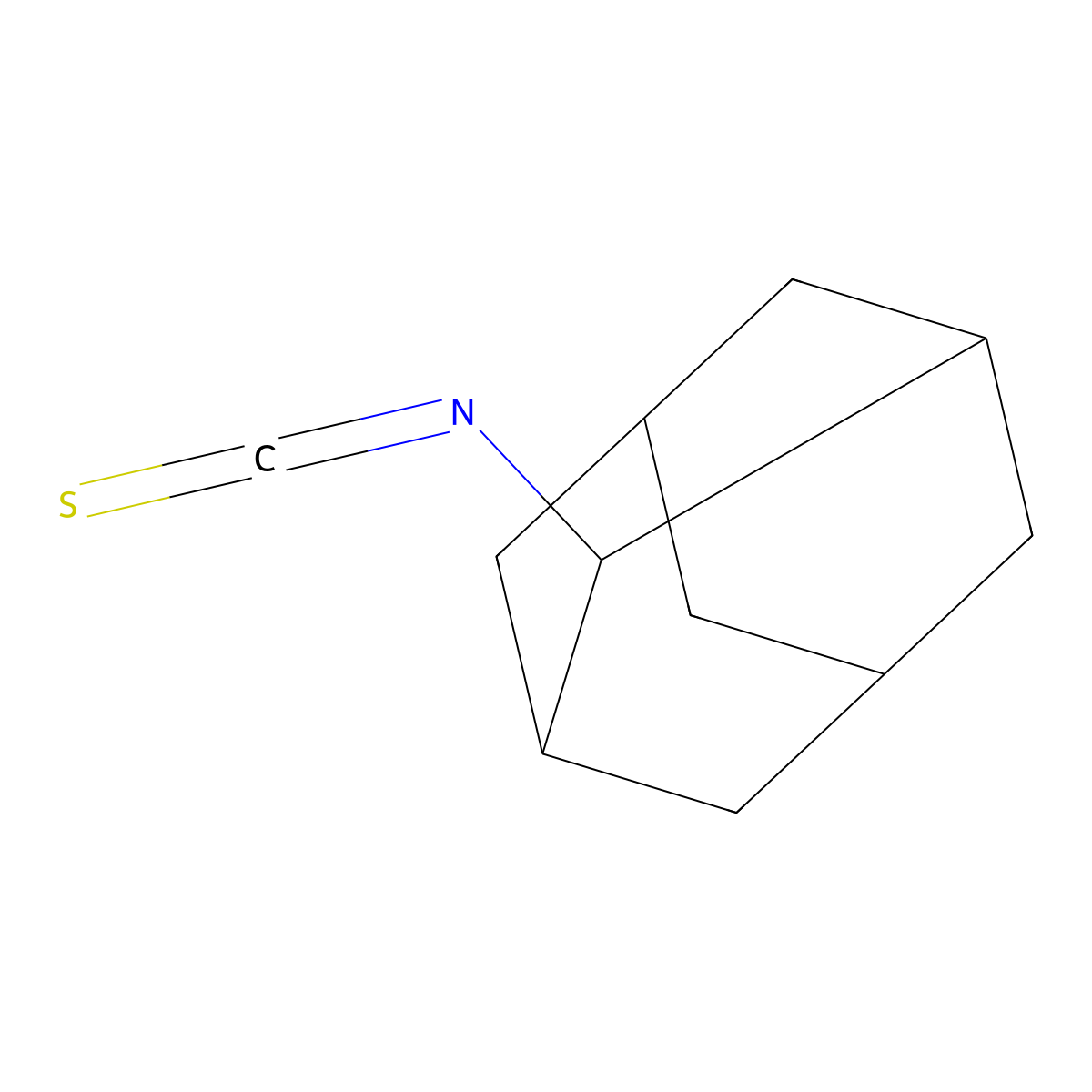 2-Isothiocyanatoadamantane molecular structure, CAS 65068-86-2