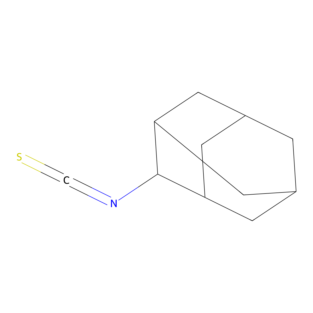 2-Isothiocyanatoadamantane molecular structure, CAS 65068-86-2