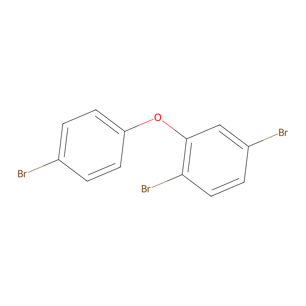1,4-Dibromo-2-(4-bromophenoxy)benzene molecular structure, CAS 65075-08-3