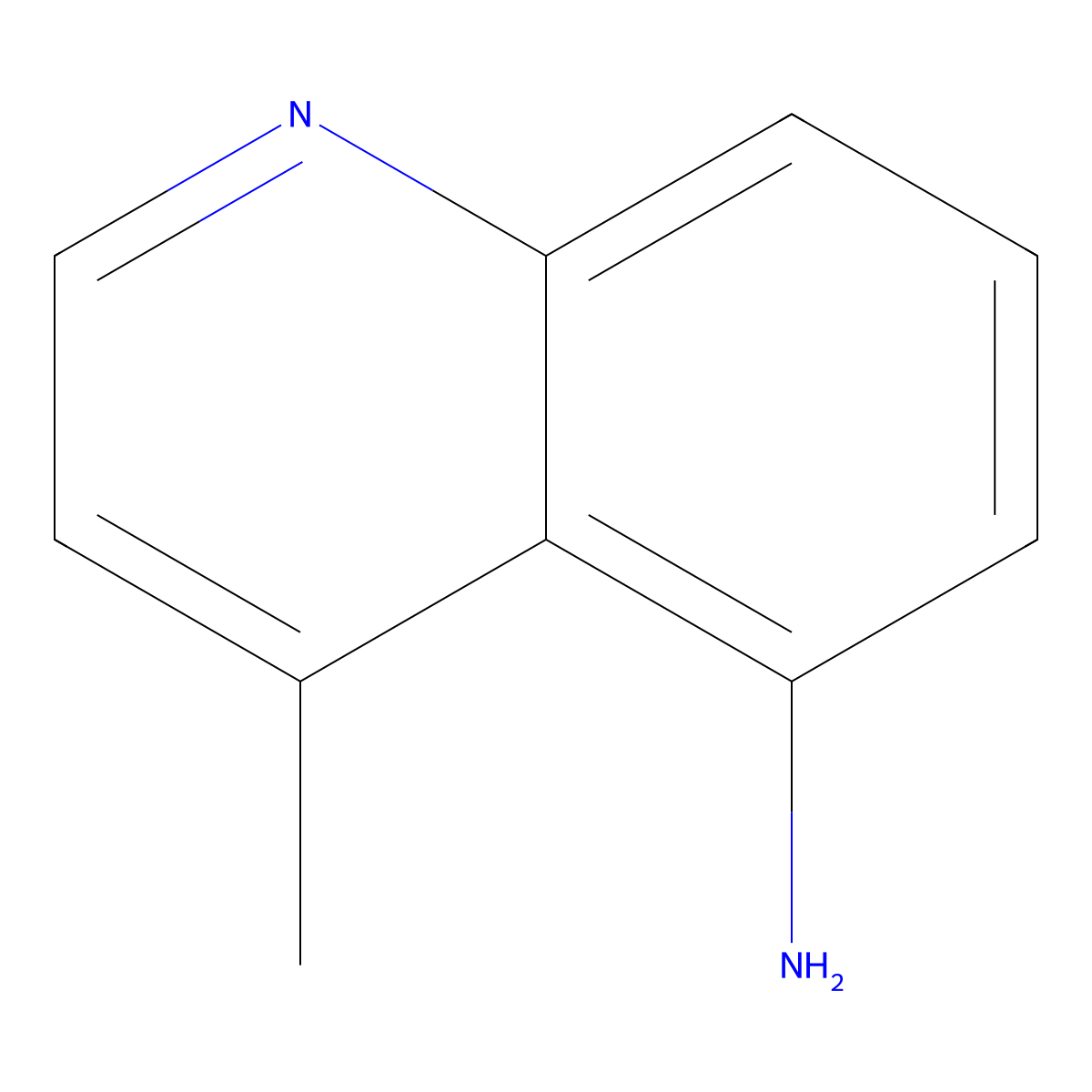 4-Methylquinolin-5-amine molecular structure, CAS 65079-18-7