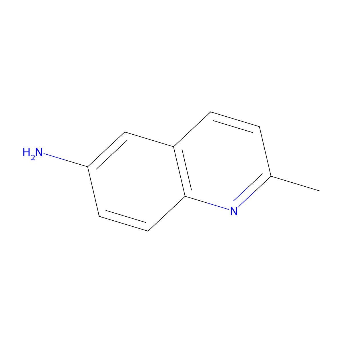 2-Methylquinolin-6-amine molecular structure, CAS 65079-19-8