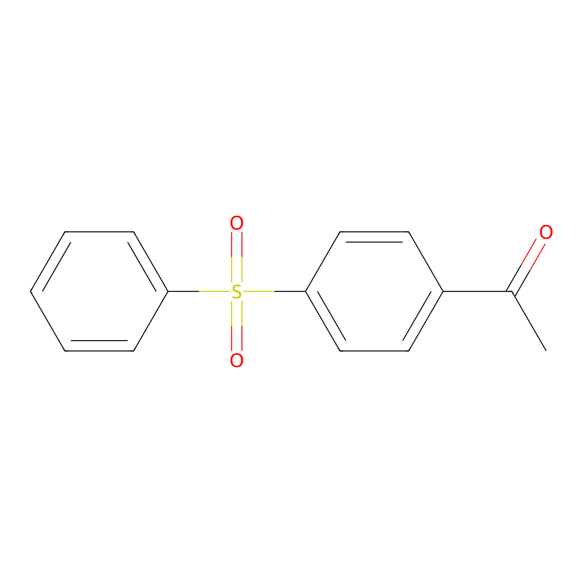1-[4-(Benzenesulfonyl)phenyl]ethan-1-one molecular structure, CAS 65085-83-8