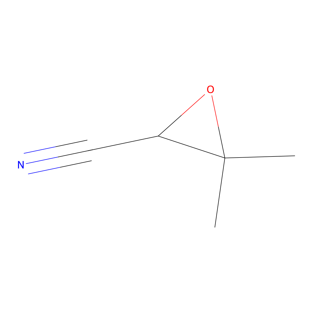 3,3-Dimethyloxirane-2-carbonitrile molecular structure, CAS 6509-07-5