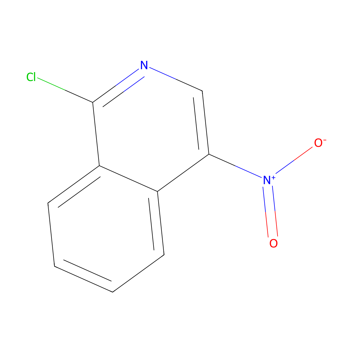 1-Chloro-4-nitroisoquinoline molecular structure, CAS 65092-53-7