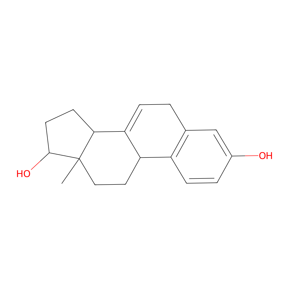 alpha-Dihydroequilin molecular structure, CAS 651-55-8