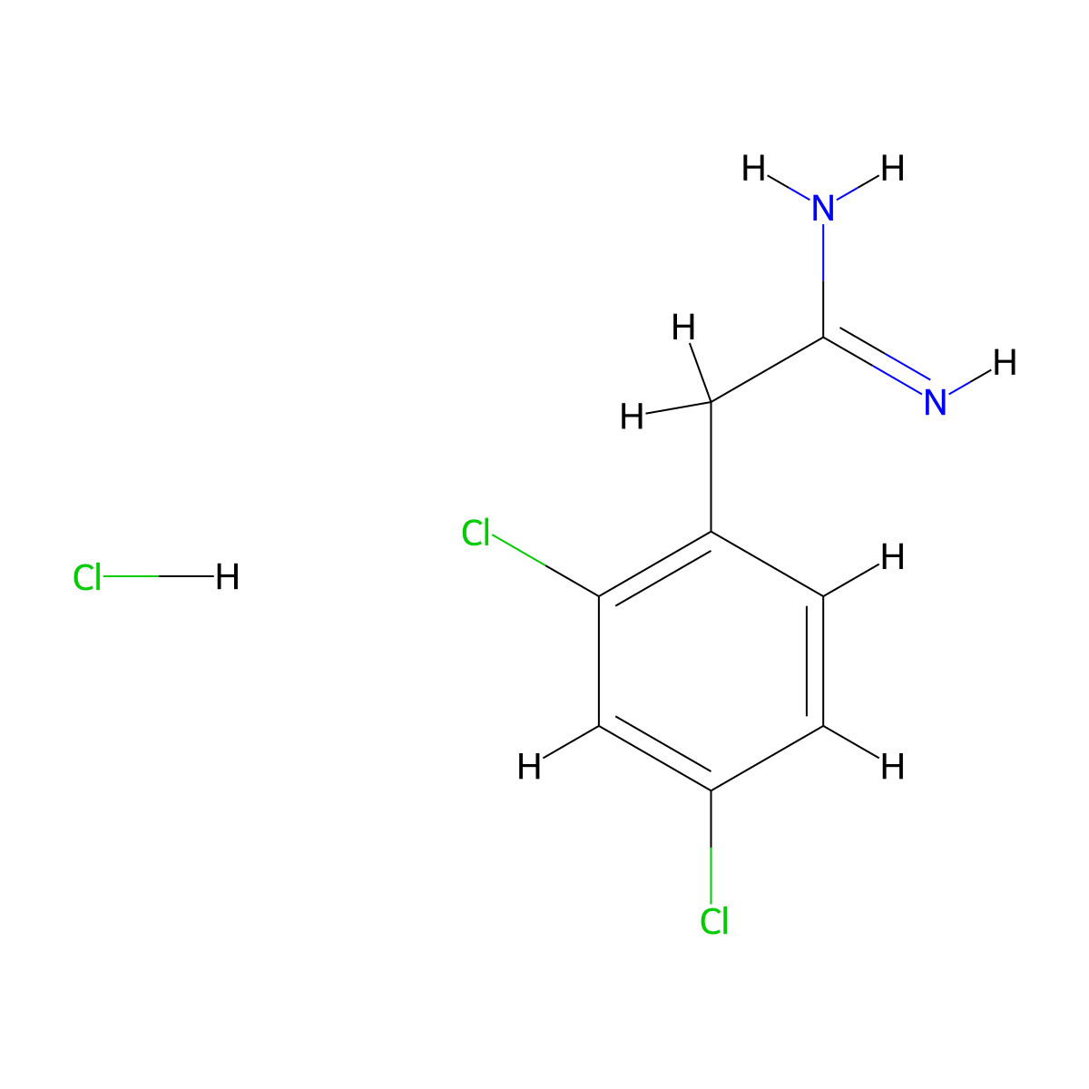 2-(2,4-Dichloro-phenyl)-acetamidine hydrochloride molecular structure, CAS 6511-72-4