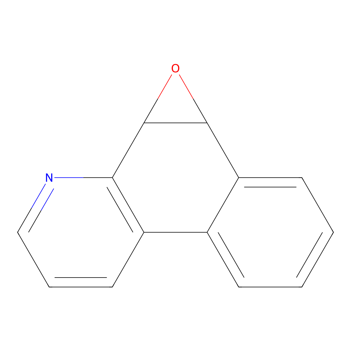 Benz(f)oxireno(h)quinoline, 1a,9b-dihydro- molecular structure, CAS 65115-90-4