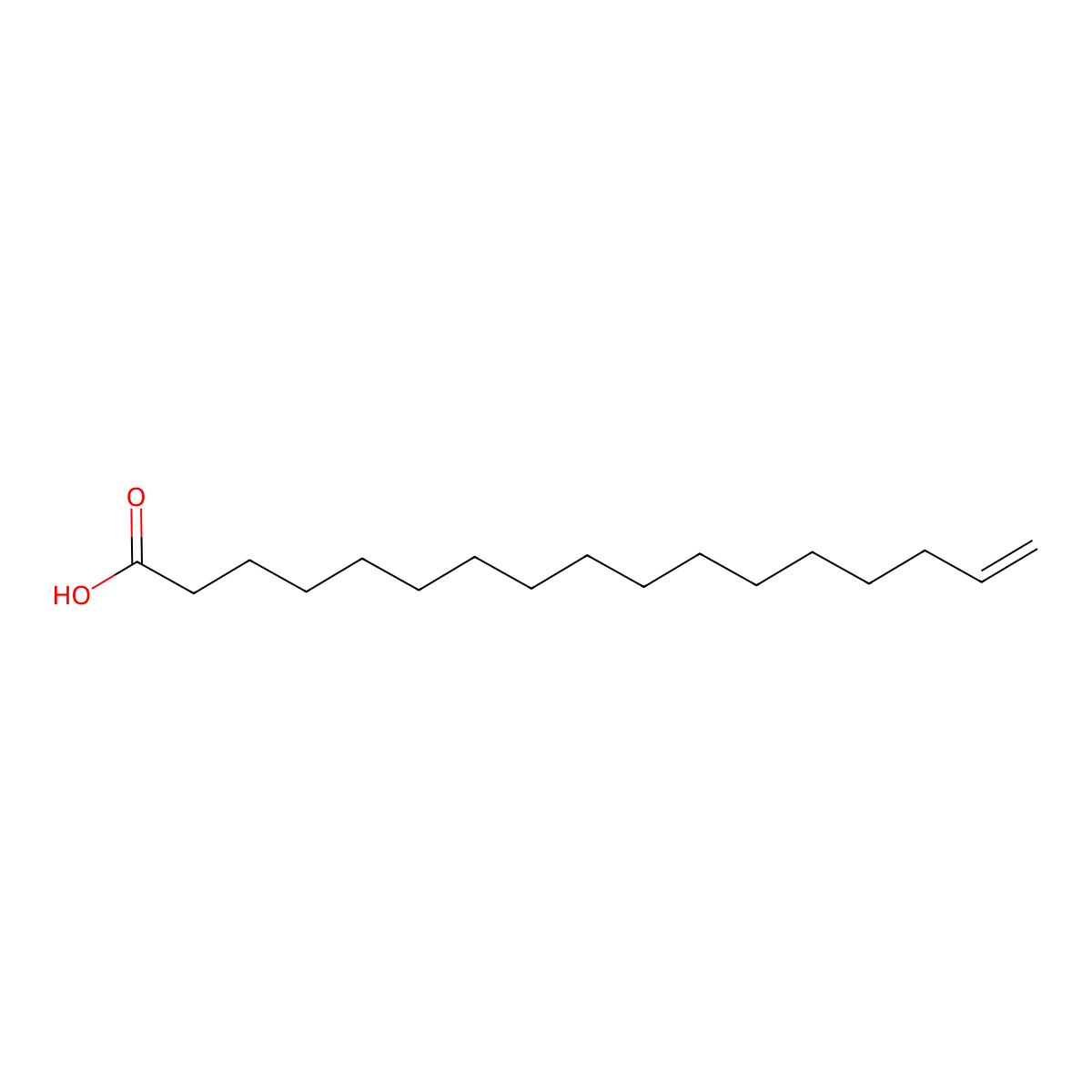Methylene hexadecanoic acid molecular structure, CAS 65119-97-3