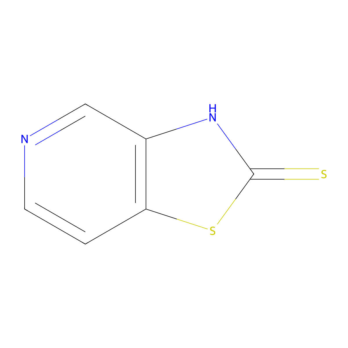 Thiazolo[4,5-c]pyridine-2-thiol molecular structure, CAS 65128-66-7