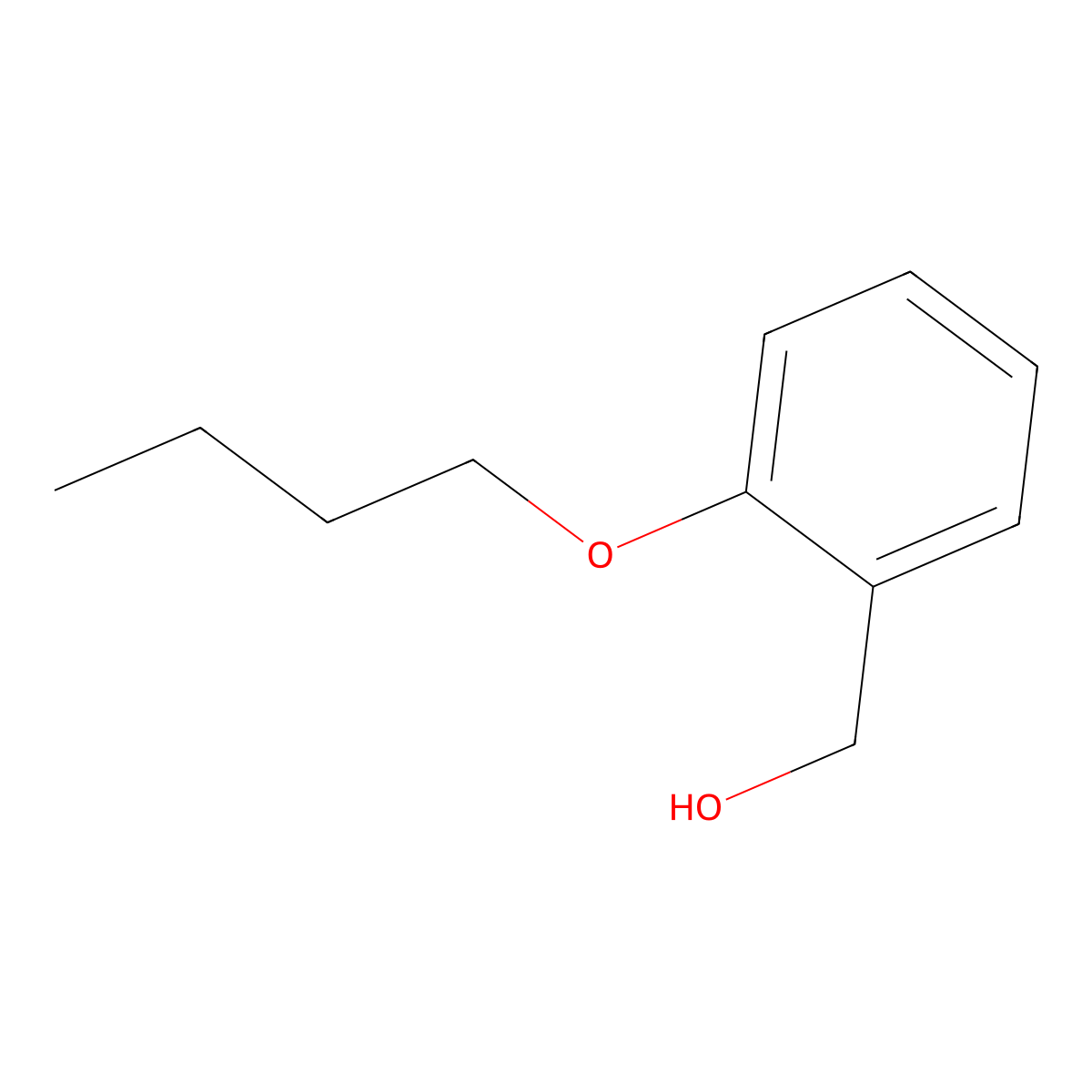 o-Butoxybenzyl alcohol molecular structure, CAS 6513-49-1
